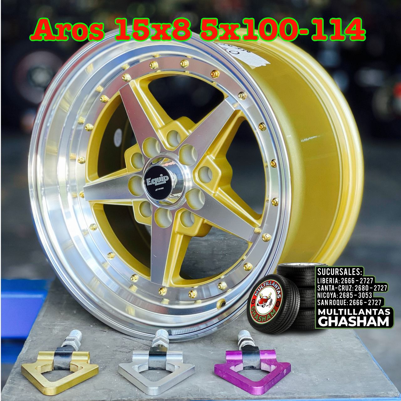 AROS 15X8 10X100-114 D5804